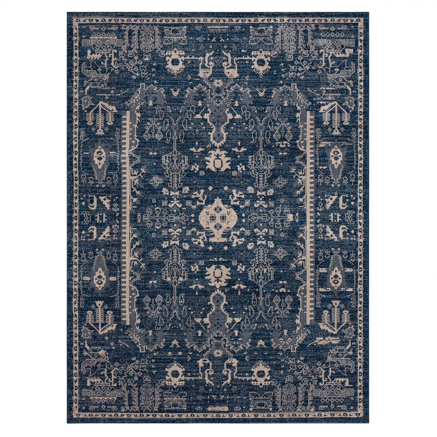 Zephyr Rotorua in Majolica Blue Area Rugs