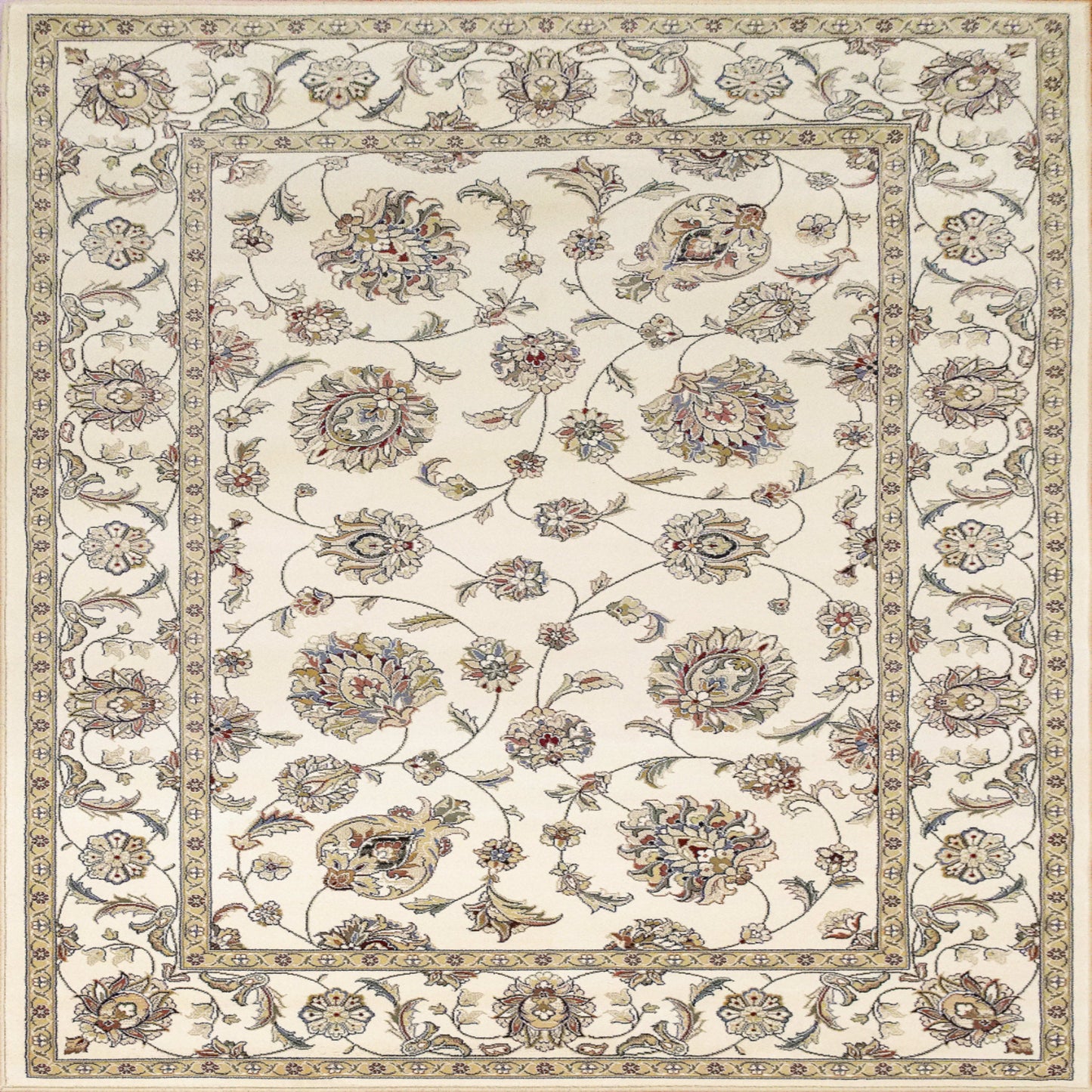 ANCIENT GARDEN - IVORY/IVORY in Ivory/Ivory Area Rugs