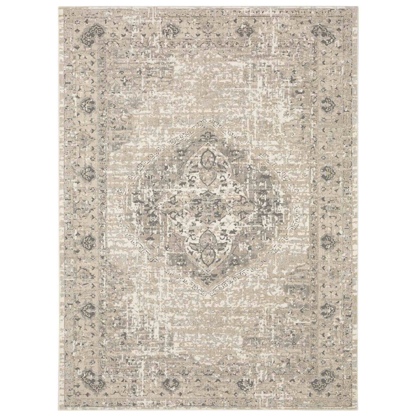 Acropolis Alabaster in Alabaster 8'X10' Area Rugs