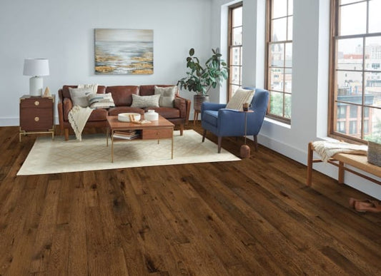 Brushed Impressions White Oak Engineered in Vineyard Dream 5" | Bruce