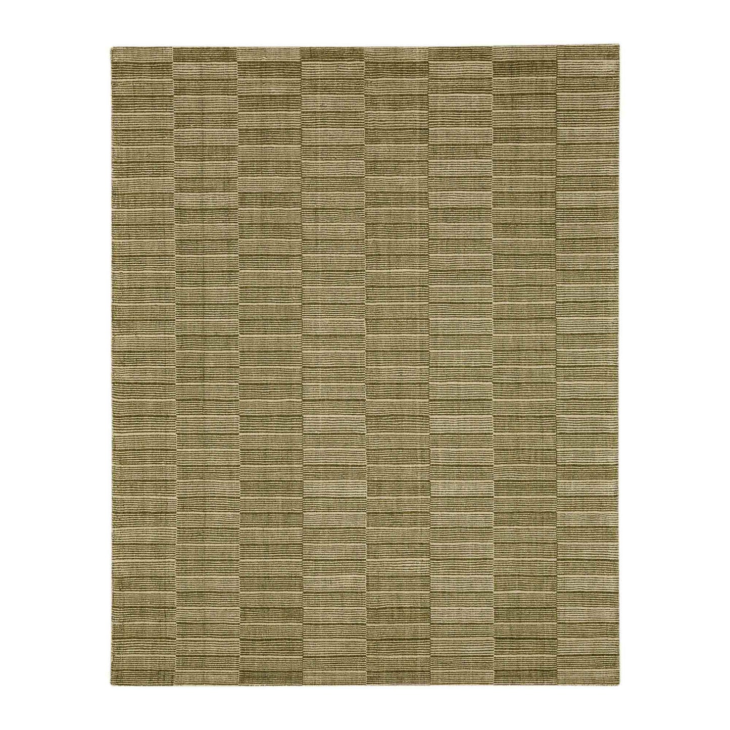 Broken Stripe Moss in Moss 8'X10' Area Rugs