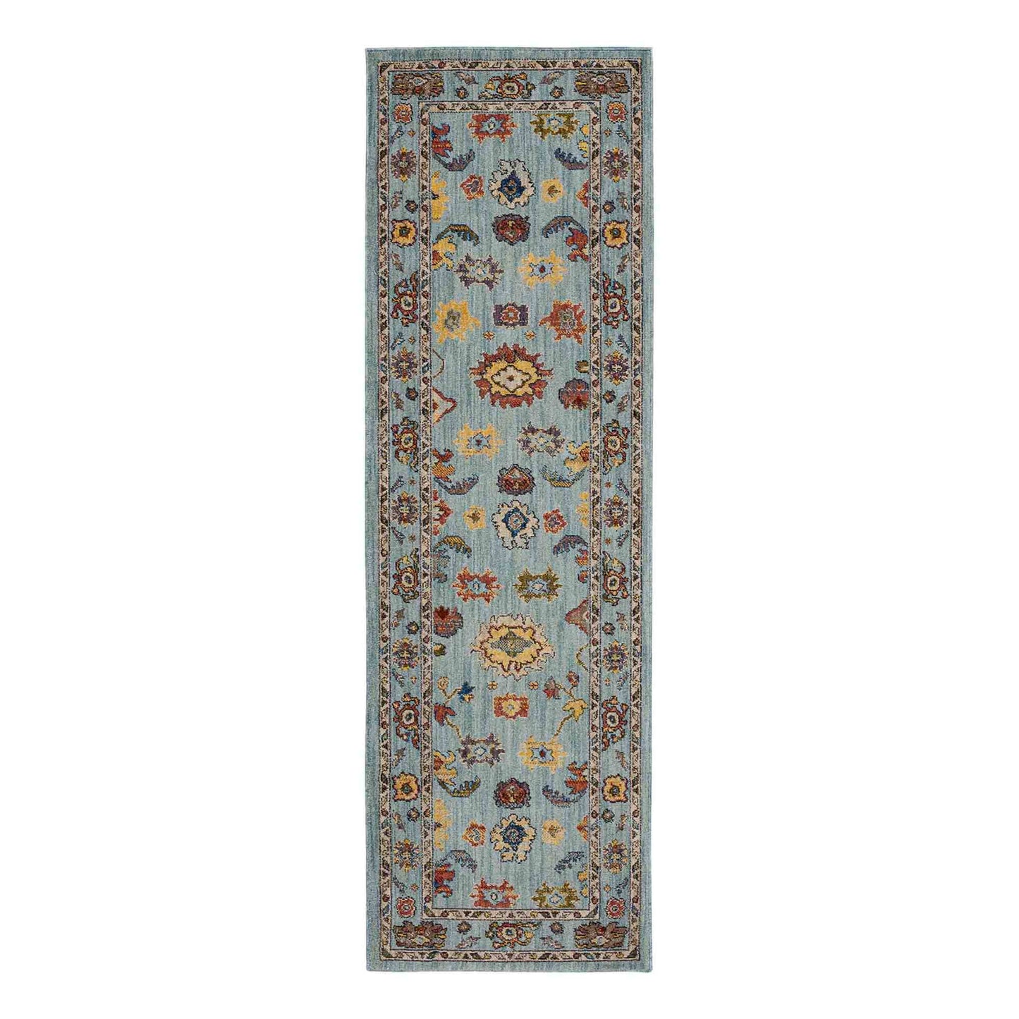 Desire Blue in Blue 2'4"x7'10" Area Rugs