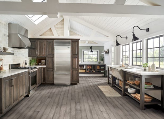 Hydropel Hickory Engineered in Light Gray 5" | Bruce