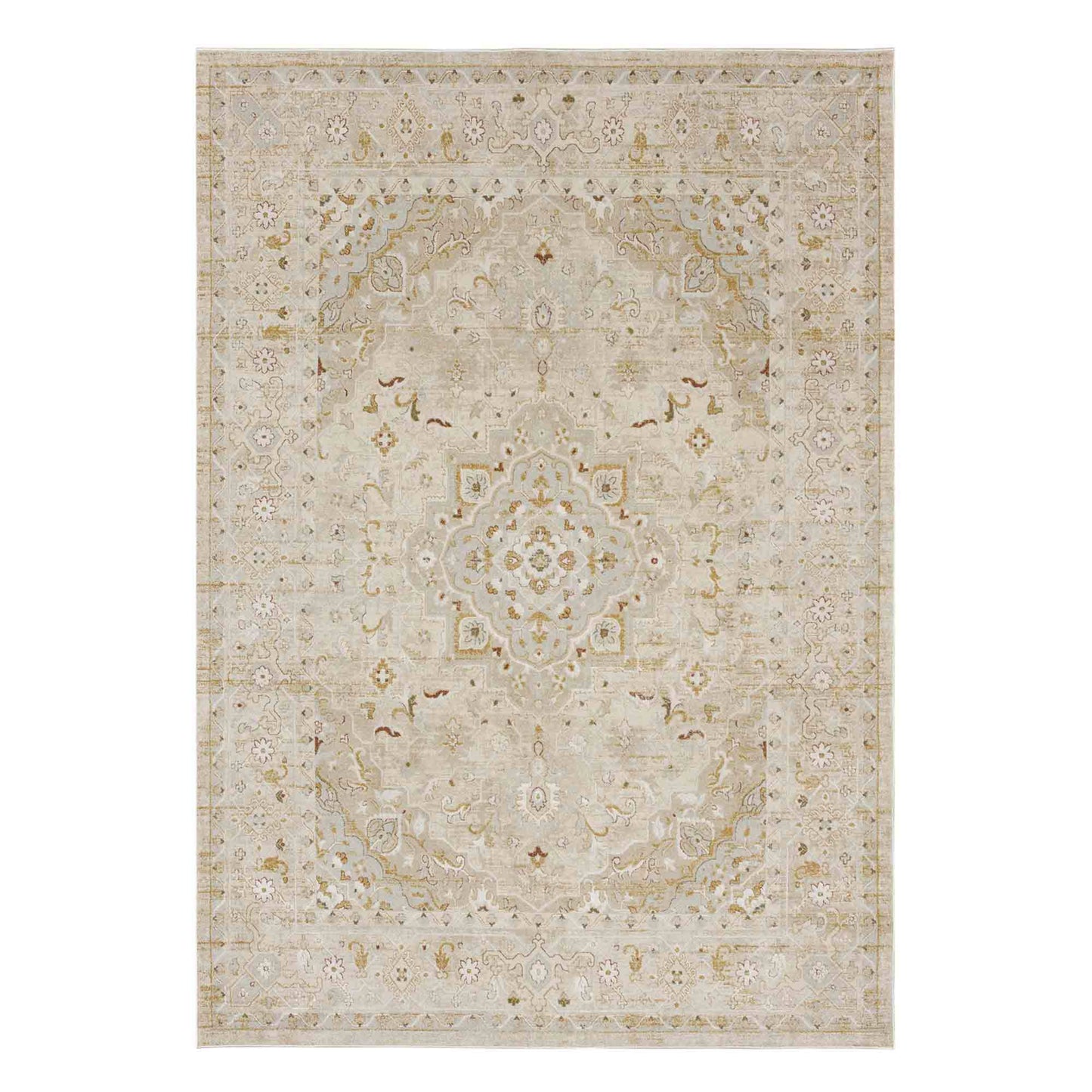 Edenhall Cream in Cream 2'6"x10' Area Rugs