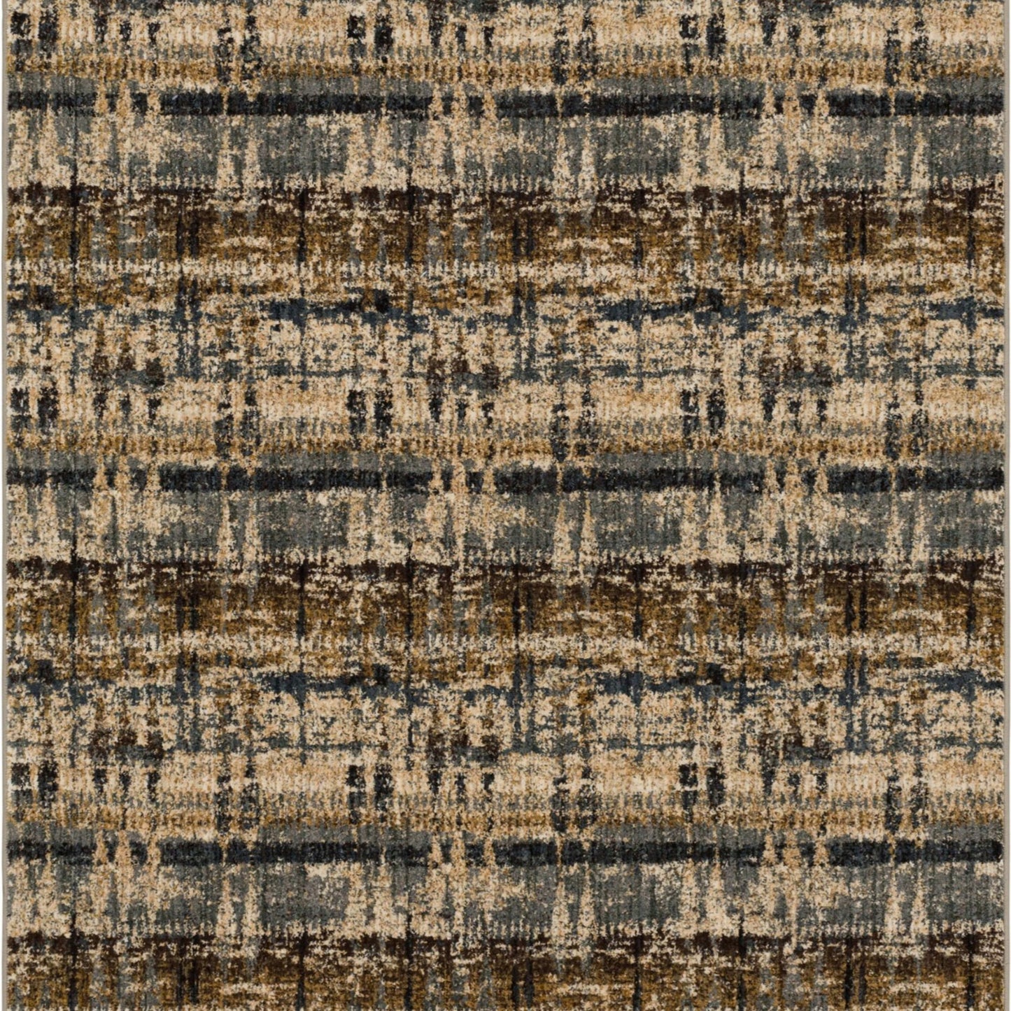 Kaleidoscopic Denim in Denim Area Rugs