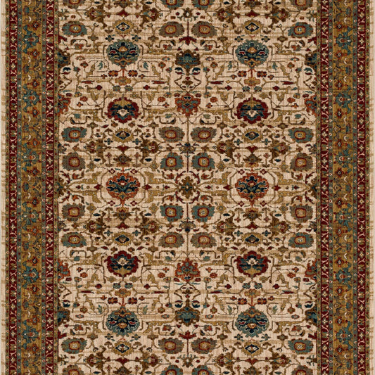 Keralam Cream in Cream Area Rugs