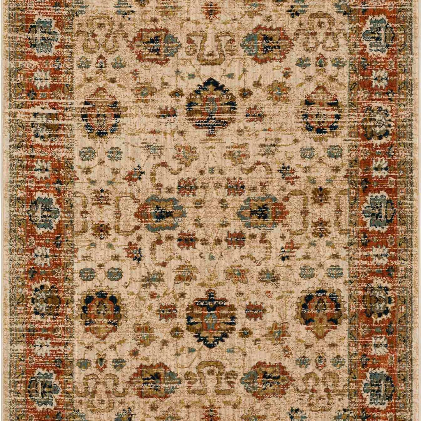 Koyna Cream in Cream 2'X3' Area Rugs