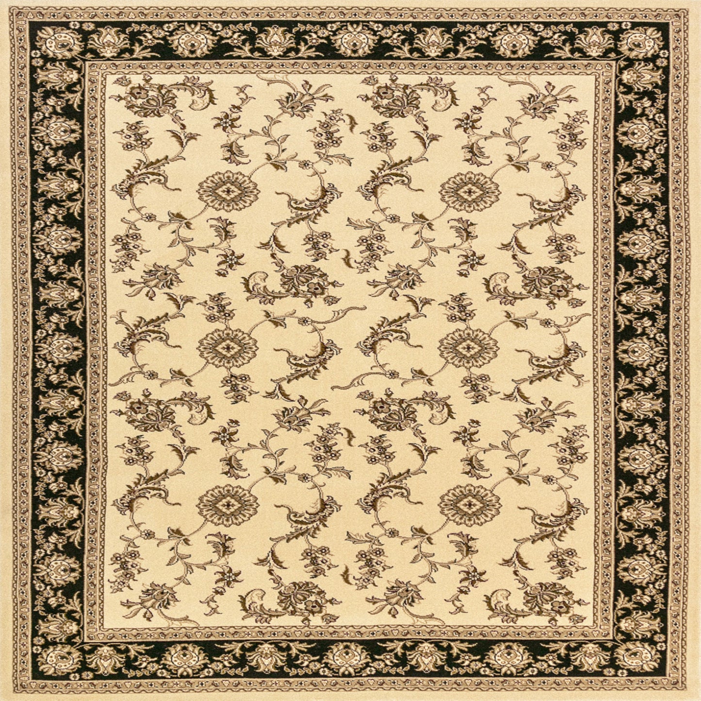 LEGACY - IVORY/BLACK in Ivory/Black Area Rugs