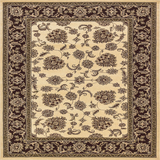 LEGACY - CREAM/BROWN in Cream/Brown Area Rugs