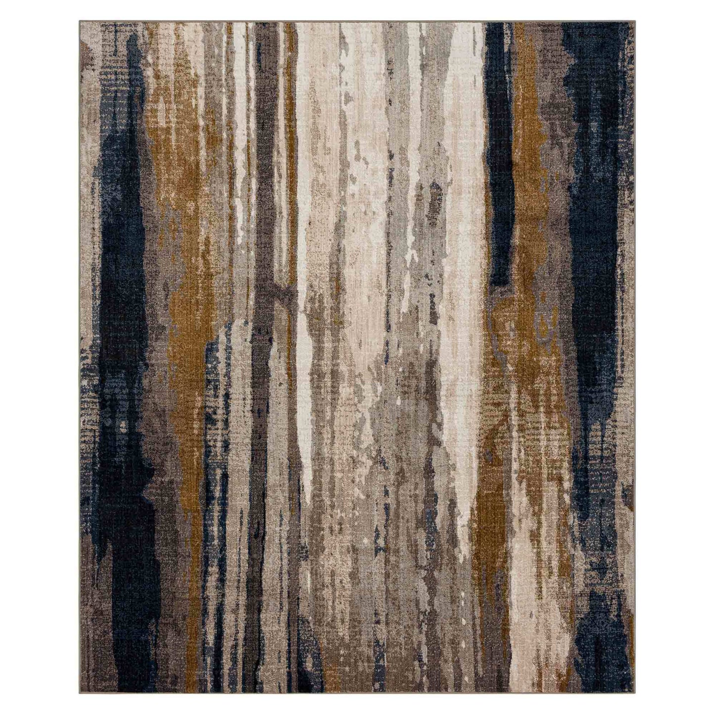 Lithology Dark Grey in Dark Grey 8'X10' Area Rugs