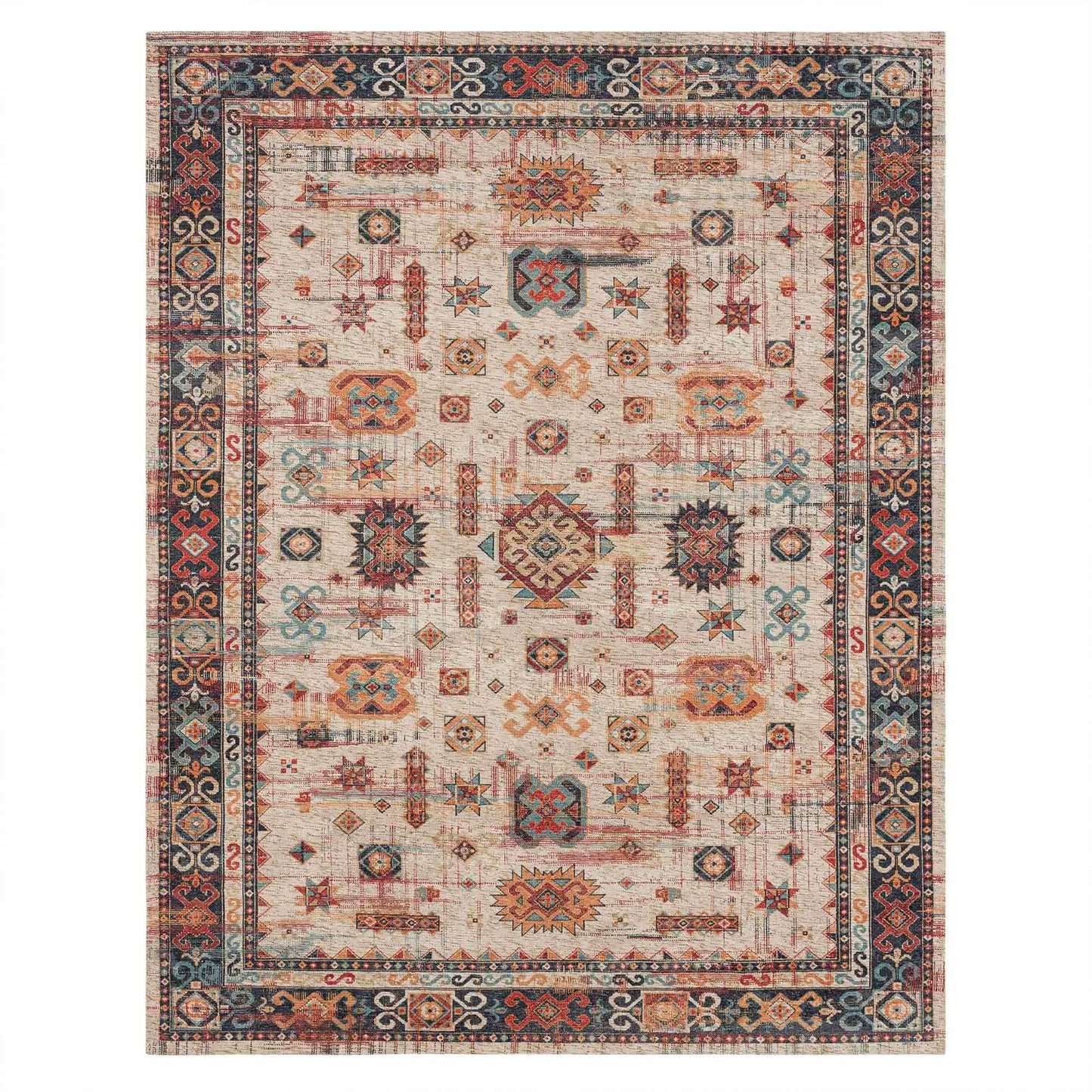 Mombasa Beige in Beige 5'X8' Area Rugs