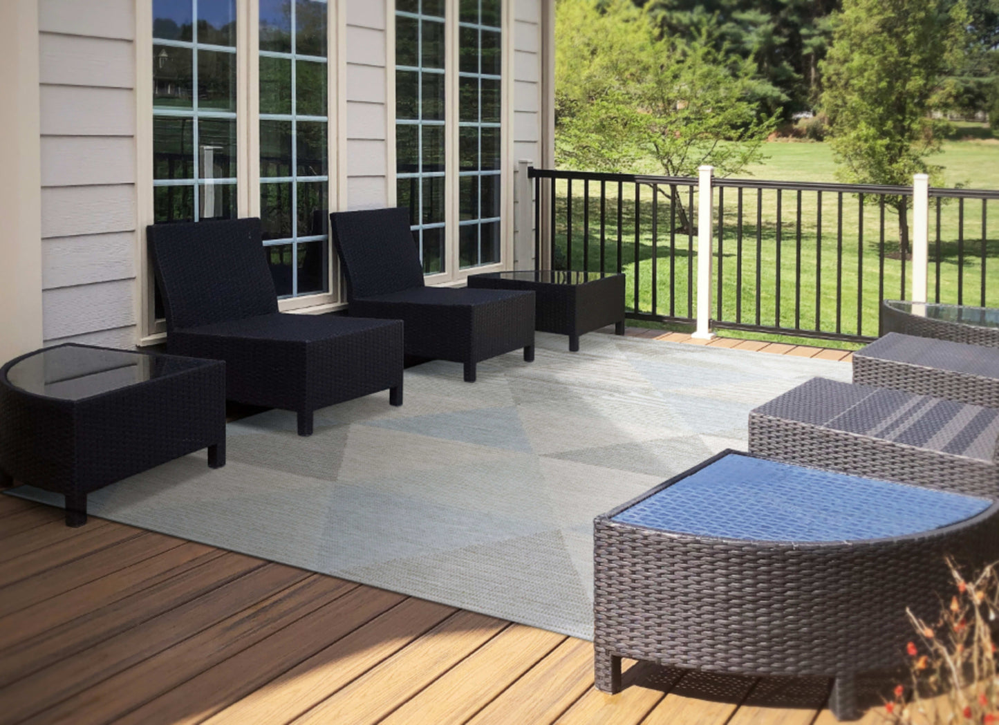 NEWPORT - BLUE/IVORY