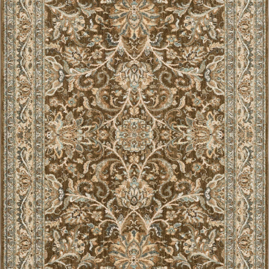 Newbridge Brown in Brown Area Rugs