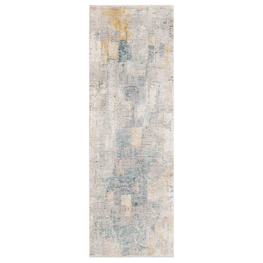 Nostalgic Blue in Blue 2'6"x7'6" Area Rugs