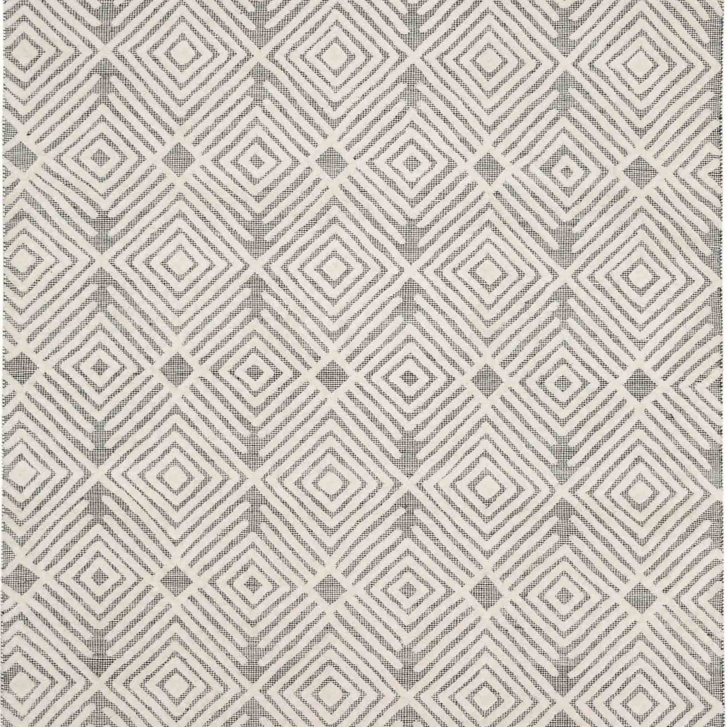 Tipaza Black/White in Black/White 9'X12' Area Rugs