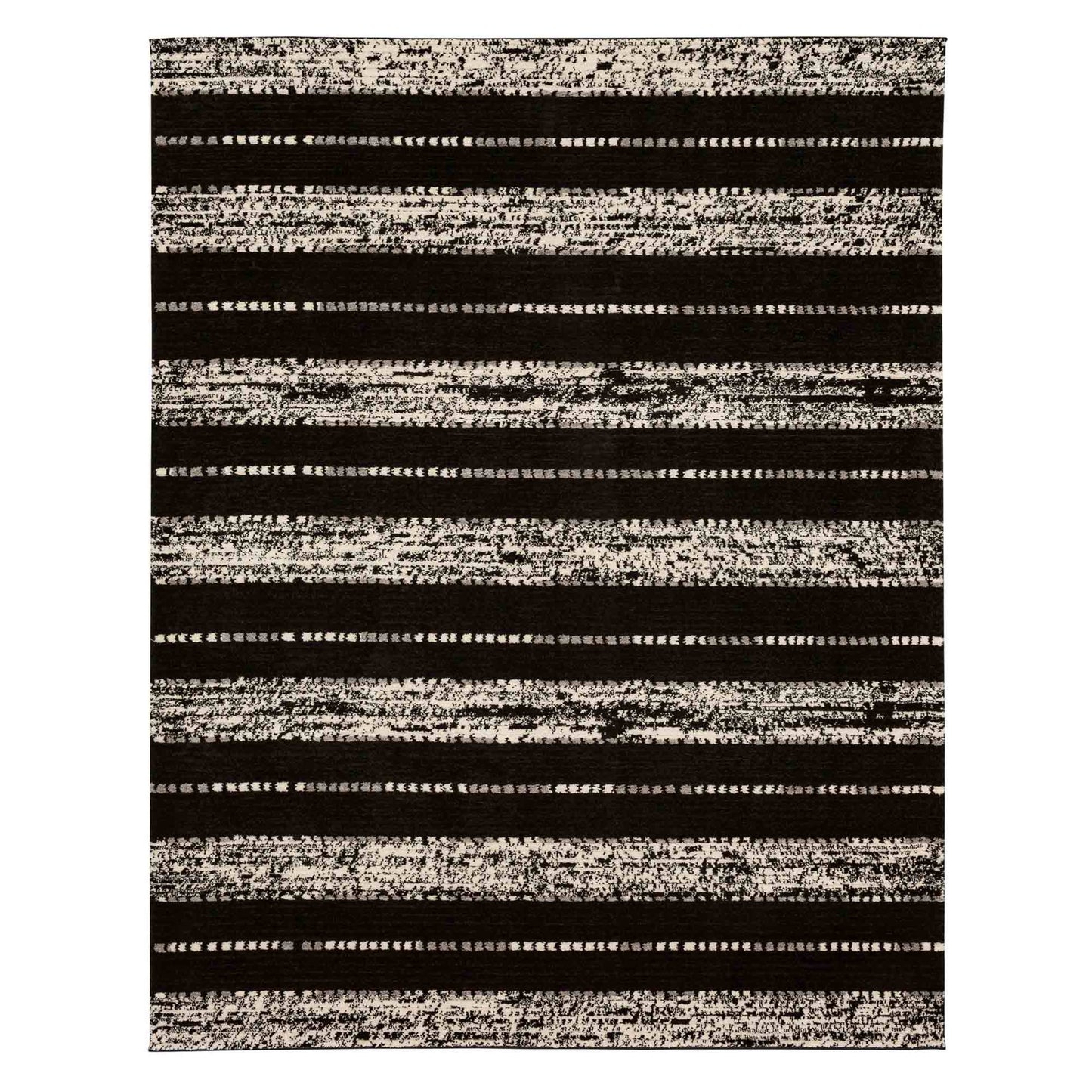 Traverse Lanes Charcoal in Lanes Charcoal 5'X8' Area Rugs