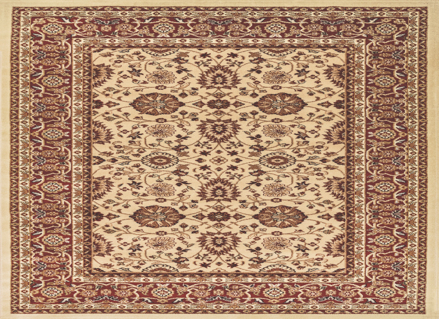 YAZD - CREAM-RED