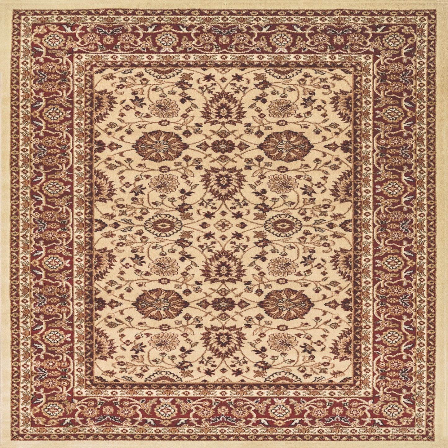 YAZD - CREAM-RED