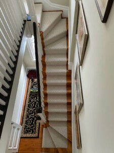 Stairway carpet runner | Havertown Carpet