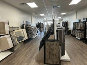 Variety of flooring products in showroom | Havertown Carpet